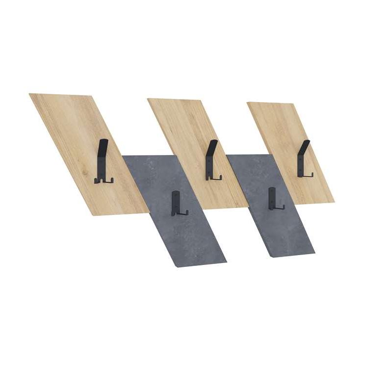 Kuyucak OAK - RETRO GREY COAT HOOKS