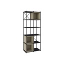 Toprakkale BLACK WOOD - ASH GREEN BOOKCASES