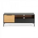 Minnessota TV Cabinet, Black-Oak,170cm