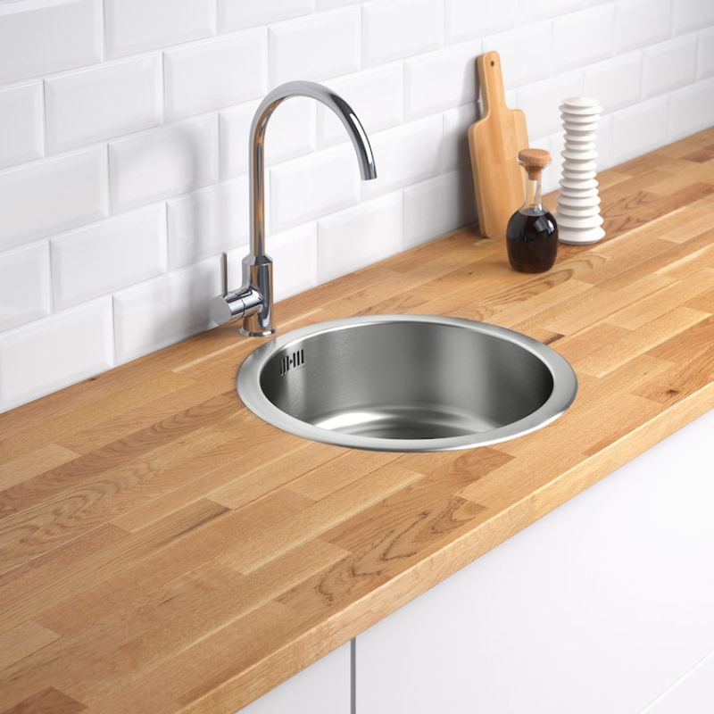 IKEA BOHOLMEN Single-Bowl Inset Sink,45cm