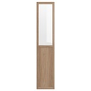 IKEA OXBERG Panel / Glass Door, Oak Effect, 40x192 cm