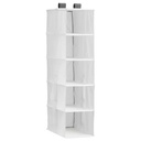 IKEA RASSLA Storage with 5 Compartments, White, 25x40x98 cm