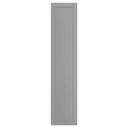 GULLABERG door with hinges, grey, 50x229 cm