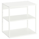 Ikea PLATSA open shelving unit, white, 60x40x60 cm