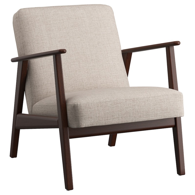 Ikea EKENASET armchair, Kilanda light beige