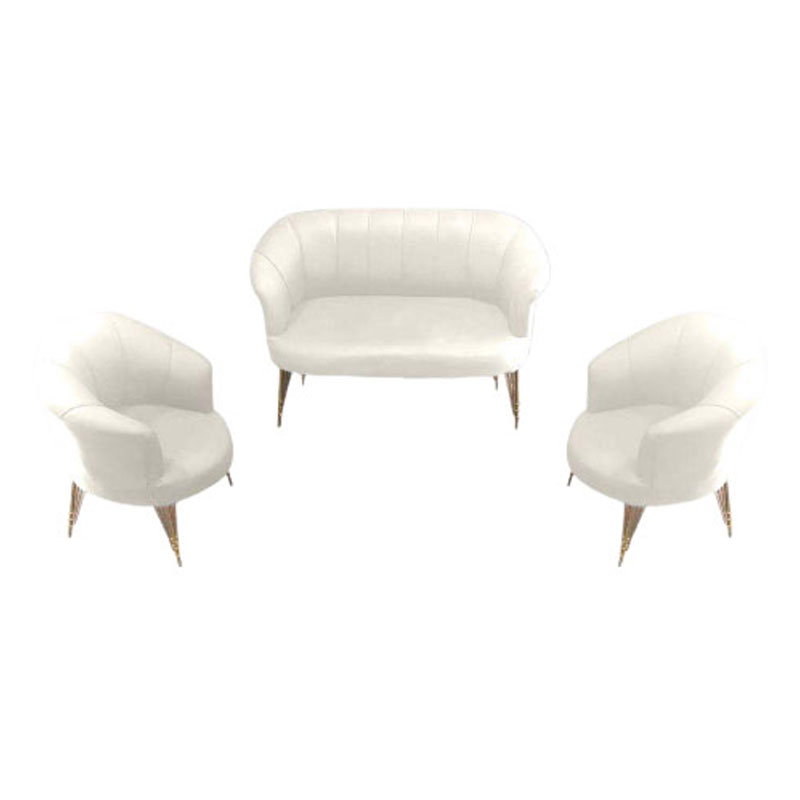 Florida Outdoor Sofa Set, Cream