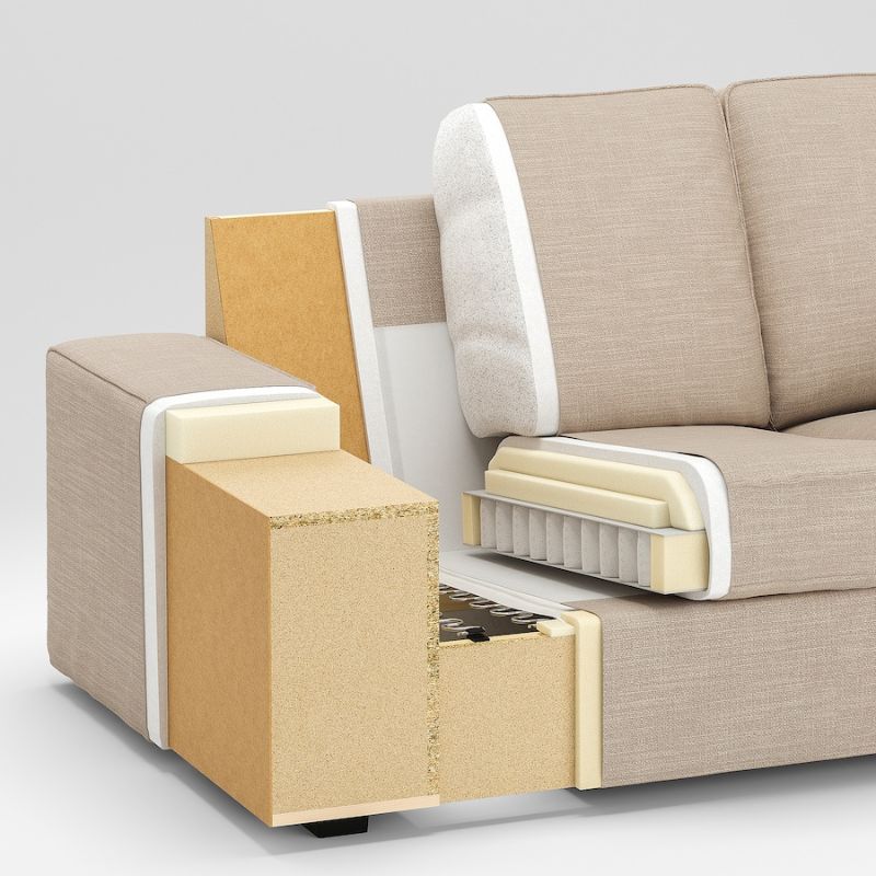 KIVIK 3-seat sofa frame