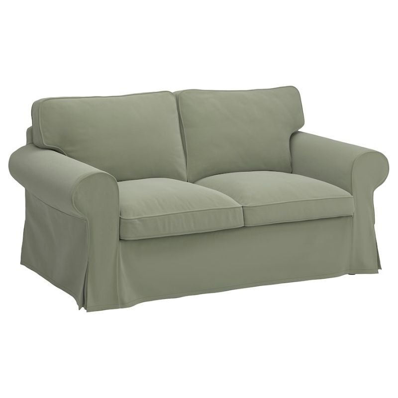 EKTORP Cover for 2-Seat Sofa, Hakebo Grey-Green