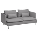 Ikea SODERHAMN 3-seat sofa, Tonerud Grey