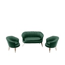 Rochester 2+1+1 Sofa Set, Green