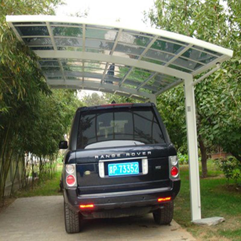 Cottbus Aluminium Carport Bronze & Coffee