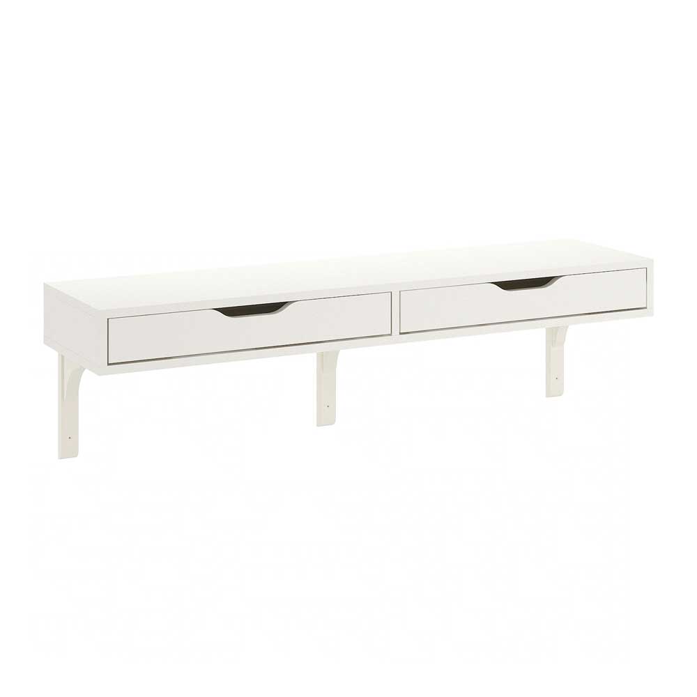 IKEA Ekby ALEX - Ramshult Wall Shelf White, White 119X29 cm