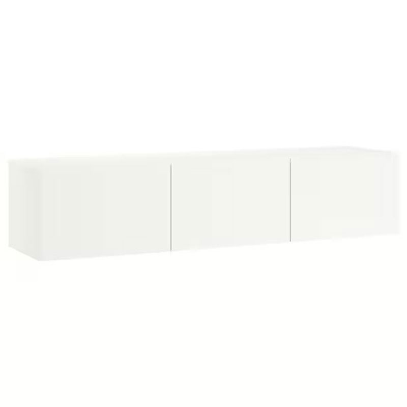 IKEA BESTA TV Bench with Doors, White, Lappviken White,180X42X38cm