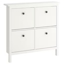 IKEA HEMNES Shoe Cabinet with 4 Compartments, White