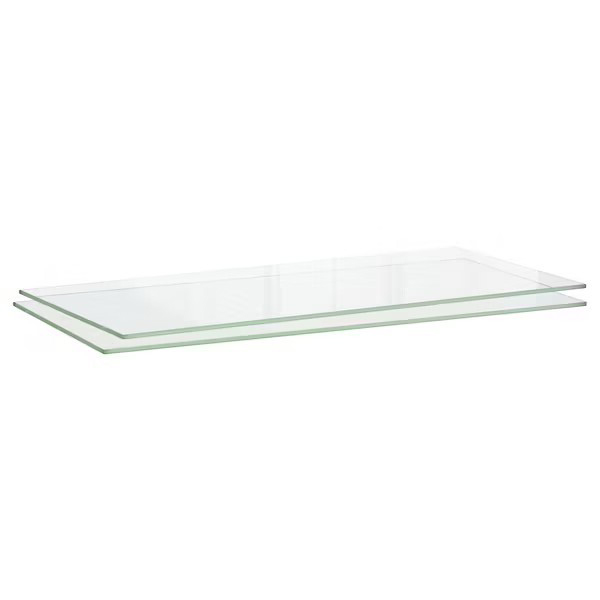 IKEA UTRUSTA Shelf Glass 80X37 cm