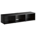 IKEA BESTA TV Bench ,black-brown 180x40x38 cm