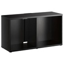 IKEA Bestå TV Bench, Black-Brown, 120X40X64 cm