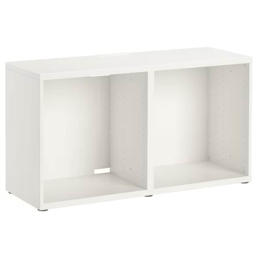 IKEA BESTA TV Bench, White,120x40x64 cm