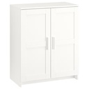 BRIMNES Cabinet with Doors, White, 78x95 cm