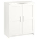 IKEA BRIMNES Cabinet with Doors, White, 78x95 cm