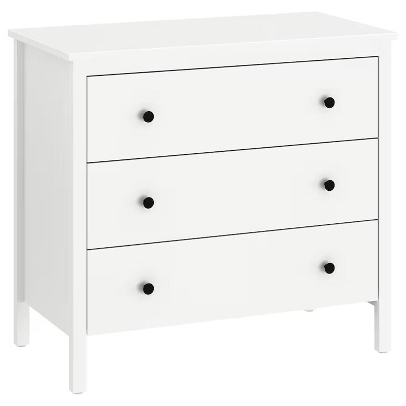 IKEA Koppang Chest of 3 Drawers, White