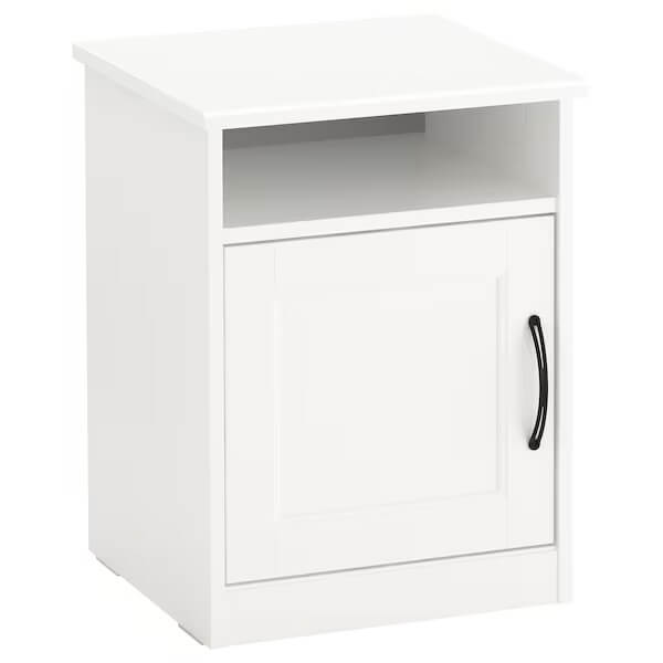 IKEA SONGESAND Bedside Table, White 42X40 cm