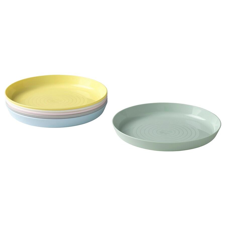 IKEA KALAS Plate, Mixed Colours Assorted Colours