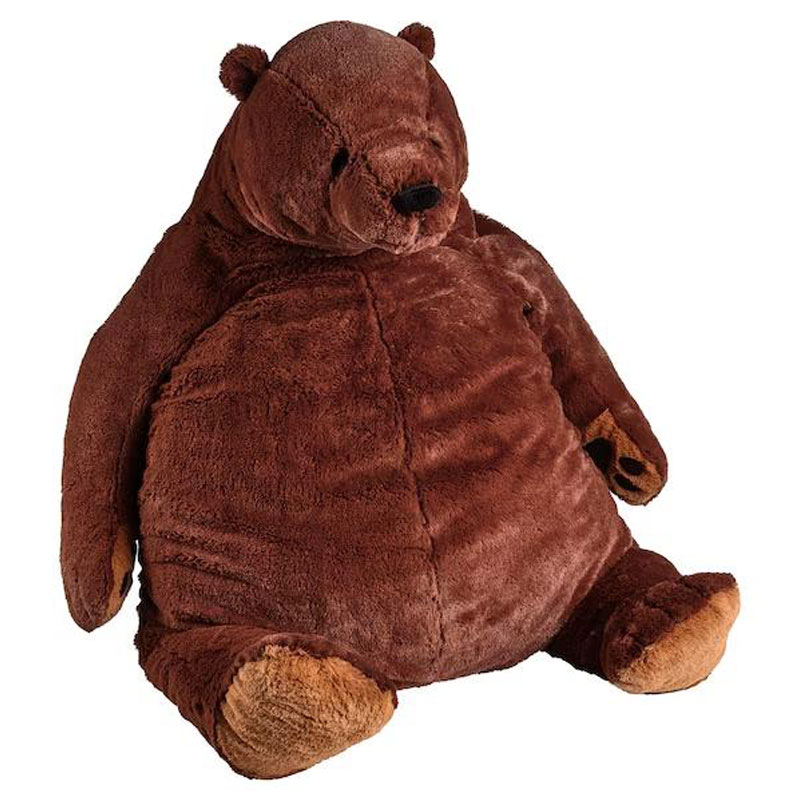 IKEA Djungelskog Soft Toy, Brown Bear