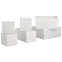 IKEA SKUBB Box, Set of 6, White