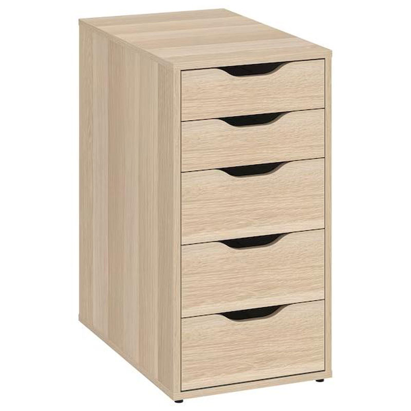 IKEA ALEX Drawer Unit White Stained, Oak Effect 36X70 cm