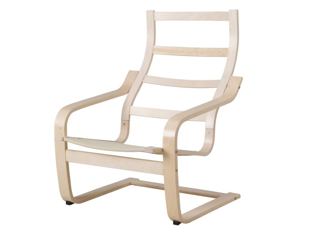 IKEA POANG Armchair Frame, Birch Veneer (Just Frame)