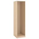 IKEA PAX Wardrobe Frame, White Stained Oak Effect 50X58X201 cm