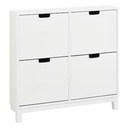 IKEA Stall Shoe Cabinet with 4 Compartments, White