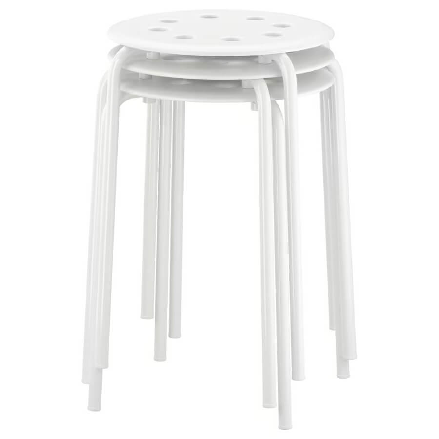 MARIUS Stools, White