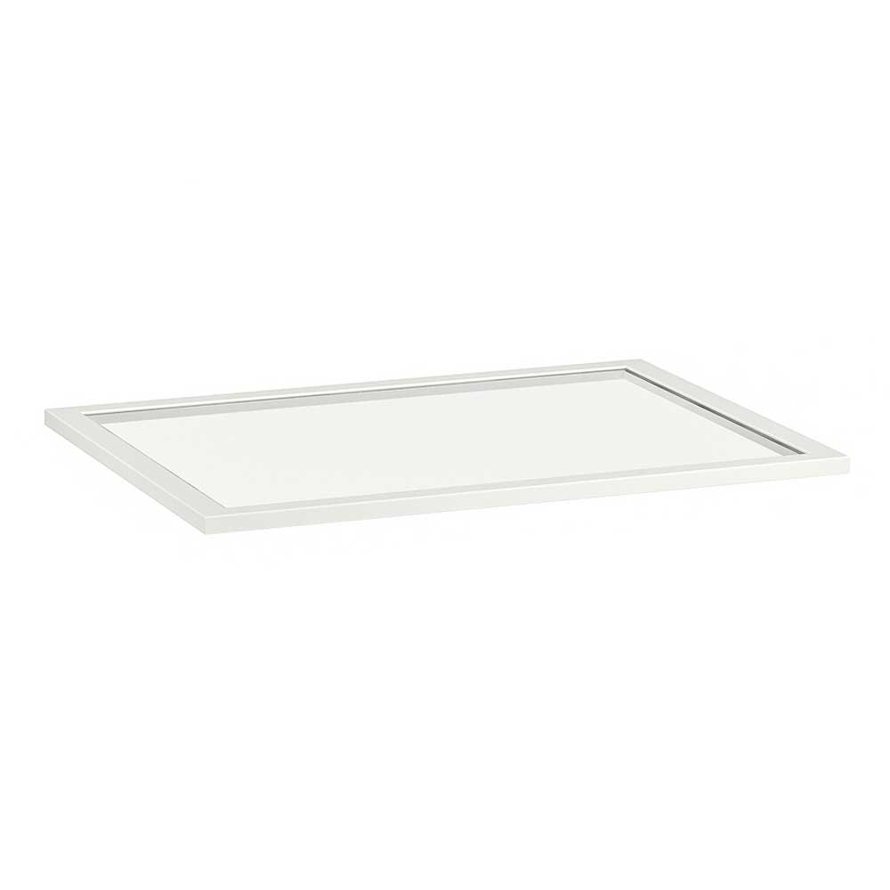 IKEA KOMPLEMENT Glass Shelf, White 75X58 cm