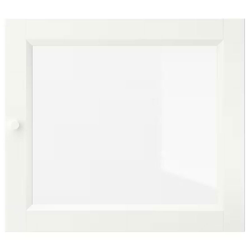 IKEA OXBERG glass door white 40x35 cm