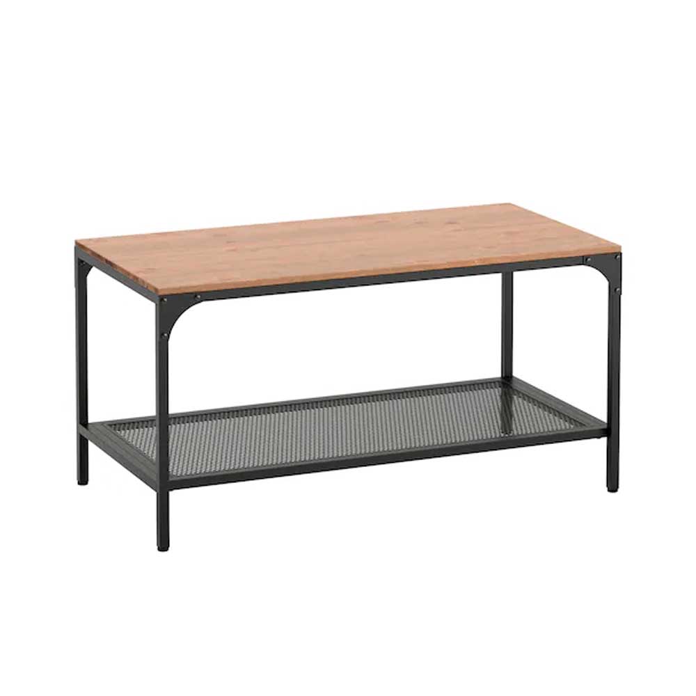 IKEA FJALLBO Coffee Table Black 90X46 cm