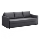 IKEA FRIHETEN Three-Seat Sofa-Bed, Skiftebo Dark Grey