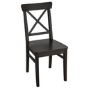 IKEA INGOLF Chair, Brown-Black