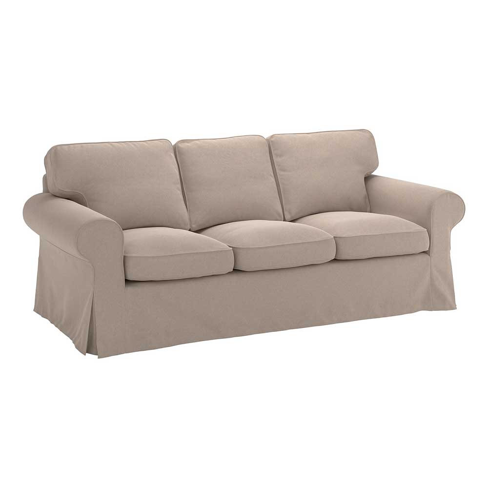 IKEA EKTORP Cover Three-Seat Sofa, Tallmyra Beige