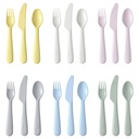 IKEA KALAS 18 Piece Cutlery Set, Multicolour