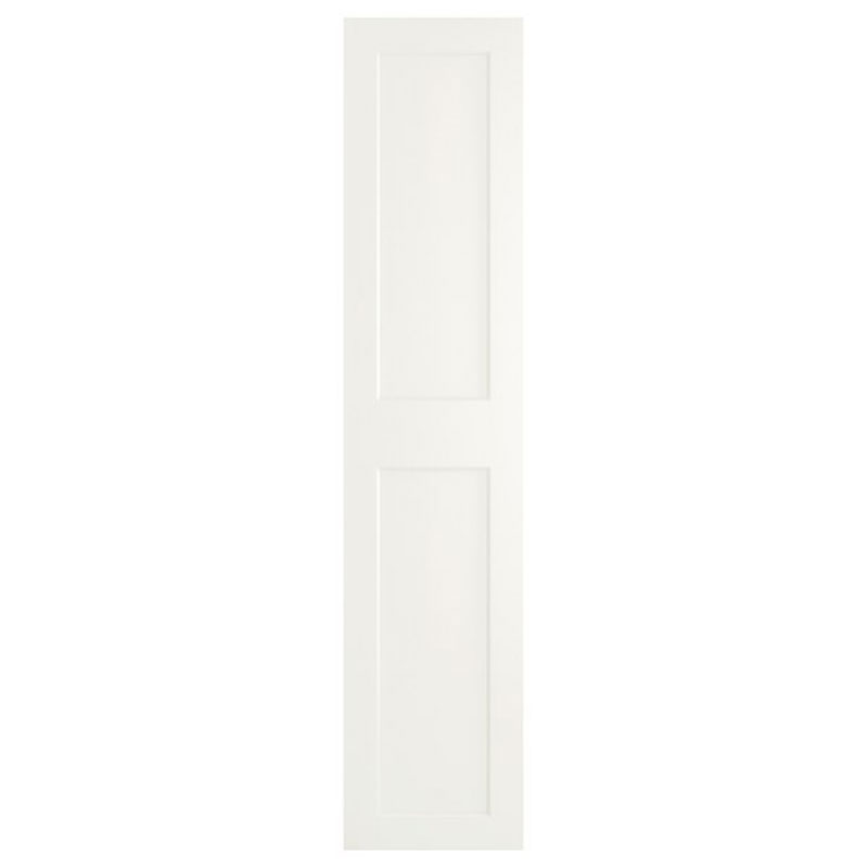 IKEA GRIMO Door with Hinges, White 50X229 cm