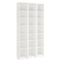 IKEA BILLY Bookcase with height extension units white, 120x28x237 cm