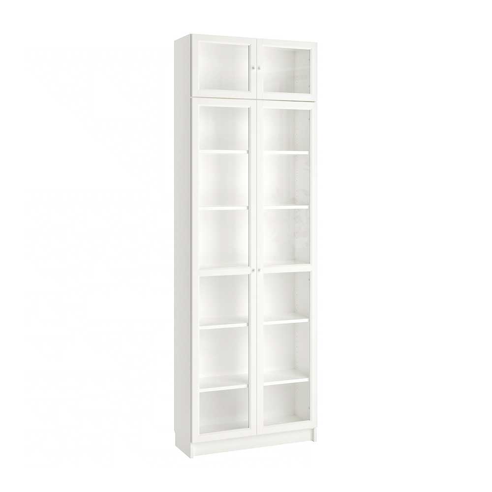 IKEA BILLY - OXBERG Bookcase, White, 80X30X237 cm