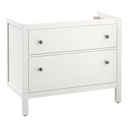 IKEA HEMNES Wash-Stand with 2 Drawers, White, 100X47X83 cm