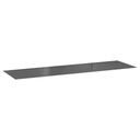 IKEA MALM Glass Top, Transparent Grey 160X48 cm