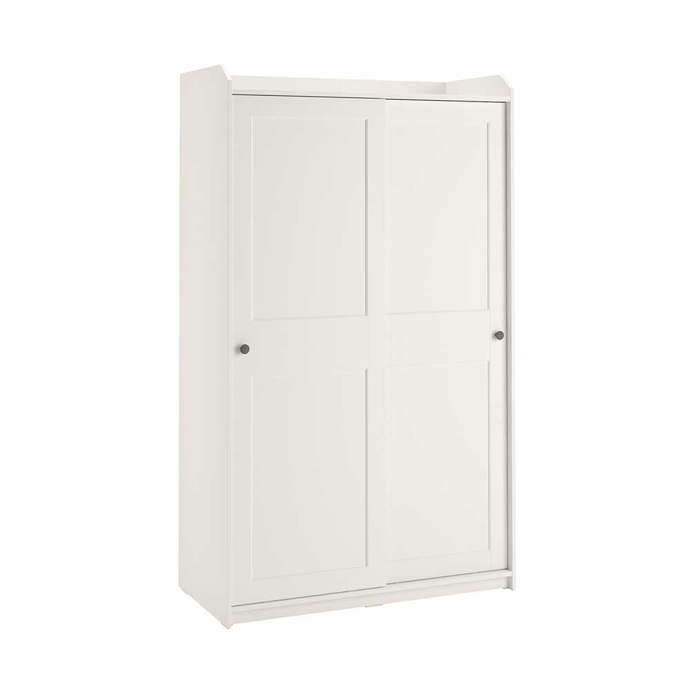 IKEA HAUGA Wardrobe with Sliding Doors White 118X55X199 cm