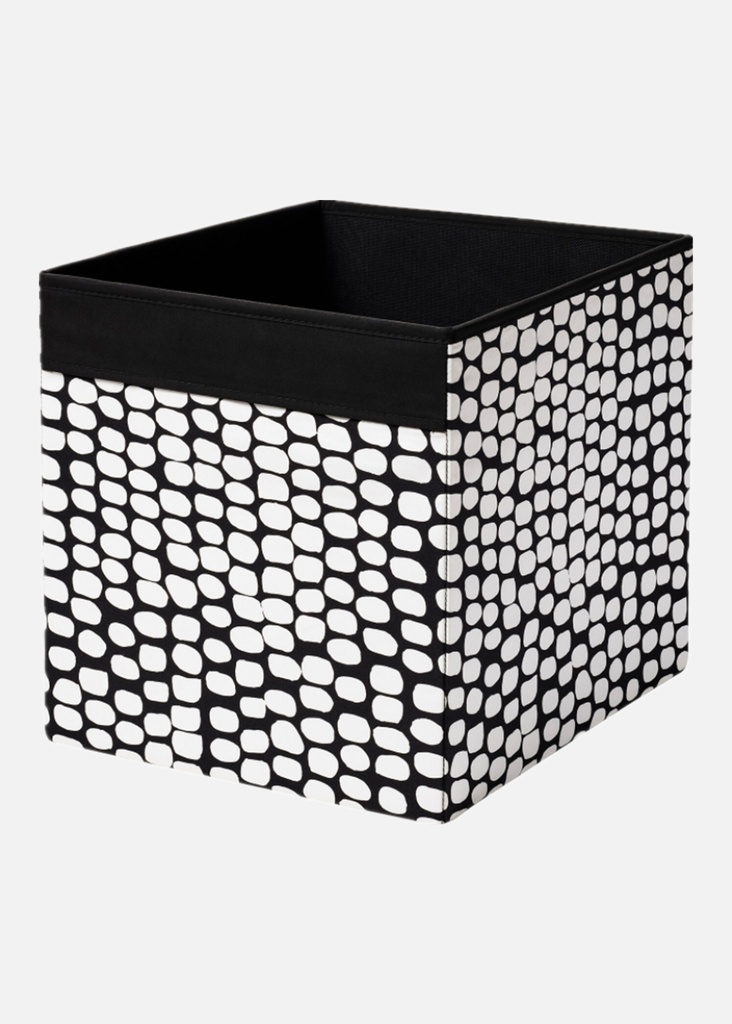 IKEA Drona Box Black, White 33X38X33 cm