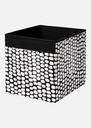 Drona Box Black, White 33X38X33 cm