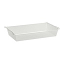 IKEA KOMPLEMENT Mesh Basket with Pull-out Rail, White100X58 cm